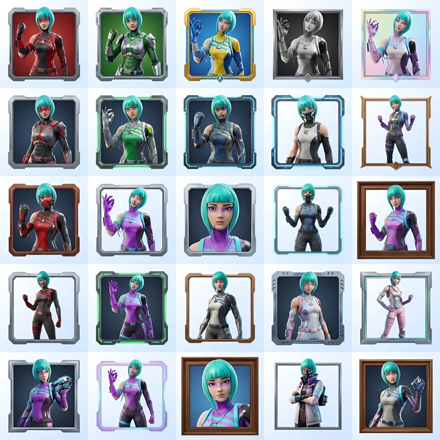500+ Skins
